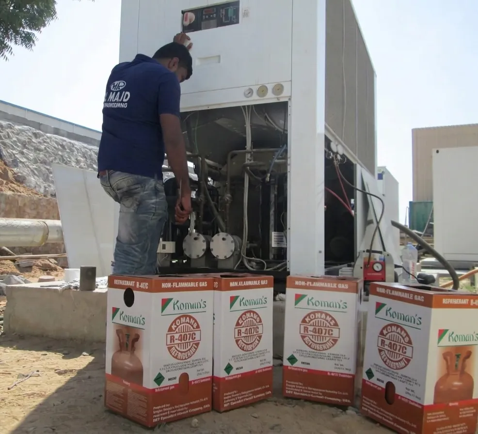 Hexxa Flexible Packaging cooling equipment repair in Ras Al Khaimah